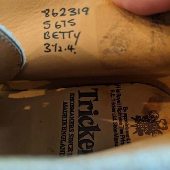 TRICKER'S Betty Chukka boots size 6.5-7(3.5-4UK) BNWOB - Picture 7 of 8